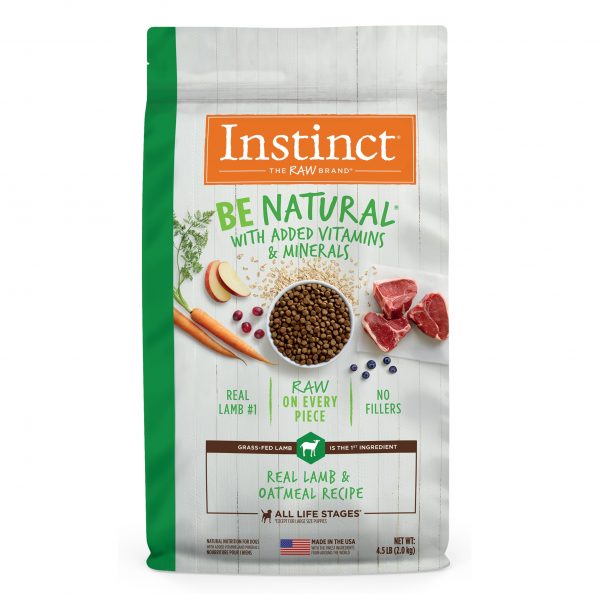 Instinct Be Natural Real Lamb & Oatmeal Recipe, 2kg