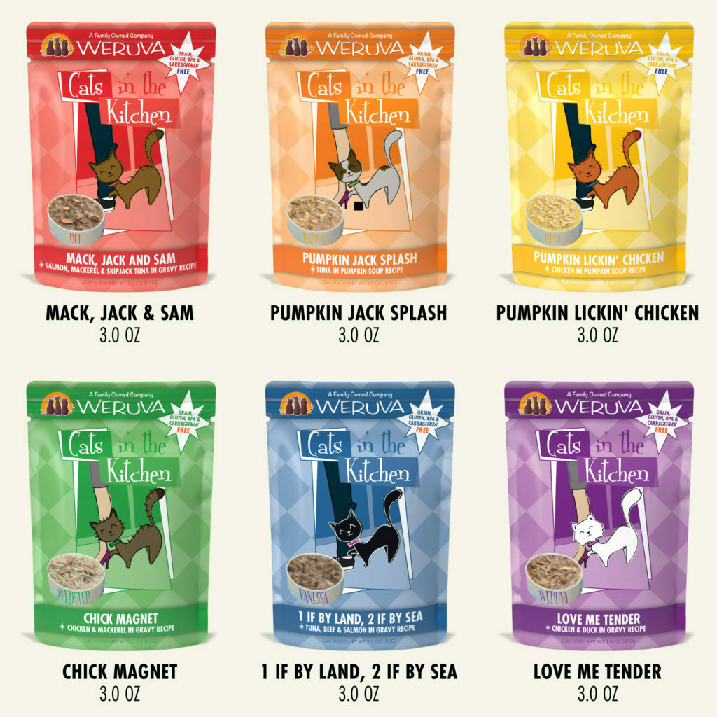 Weruva Cats in the Kitchen Pantry Party Pouch Variety Pack, 85g, Case