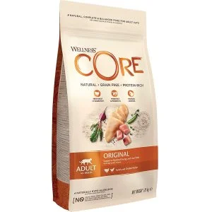 Wellness CORE Grain Free Original Turkey and Chicken Recipe Dry Cat Food, 1.75 kg