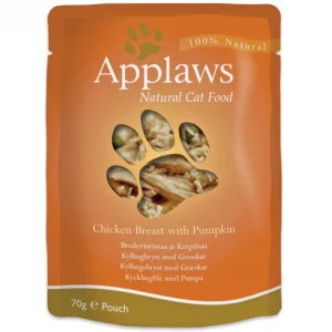 Applaws Chicken with Pumpkin in Broth Wet Cat Food, 70 g