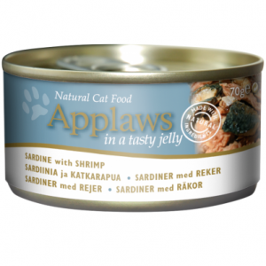 Applaws Sardine with Shrimp in Jelly Wet Cat Food, 70 g