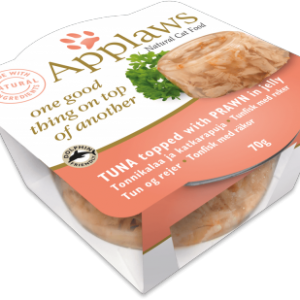 Applaws Tuna with Prawn in Jelly Wet Cat Food, 70 g