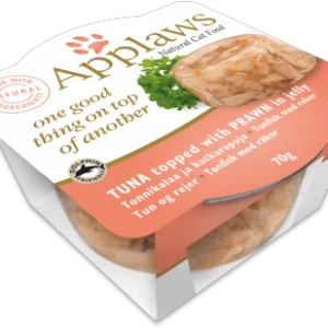 Applaws Tuna with Prawn in Jelly Wet Cat Food, 70 g
