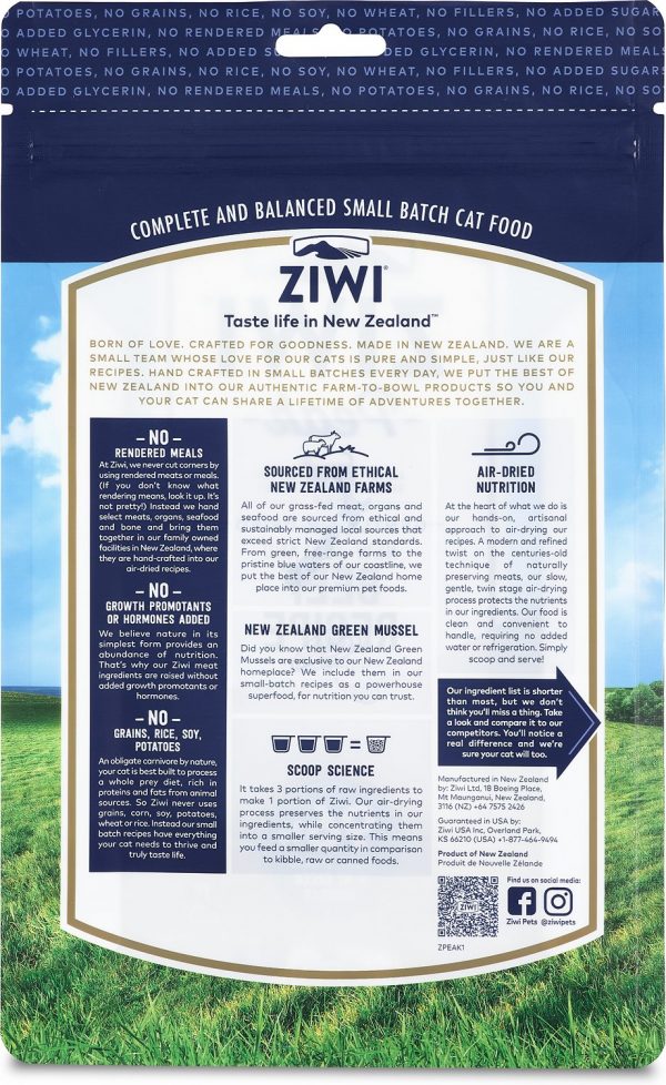 Ziwi Peak Beef Air-Dried Cat Food, 1 kg - Image 2