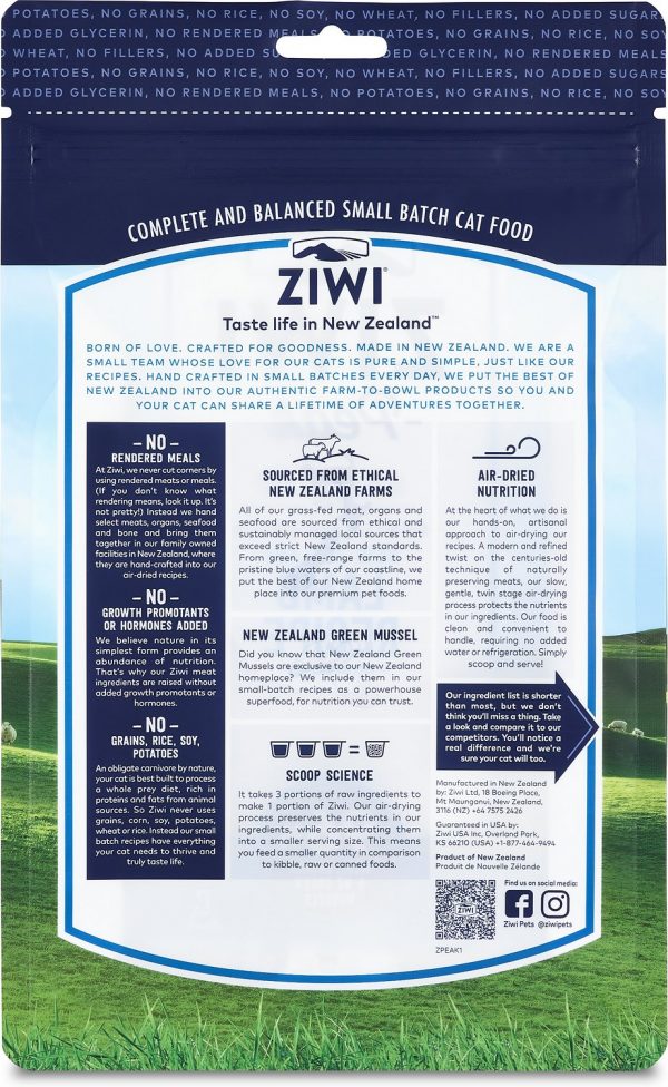 Ziwi Peak Lamb Air-Dried Cat Food, 1 kg - Image 2