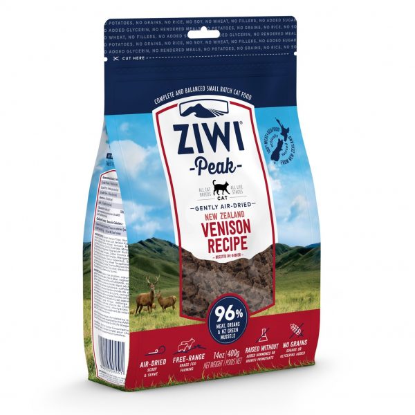 Ziwi Peak Venison Air-Dried Cat Food, 400 g