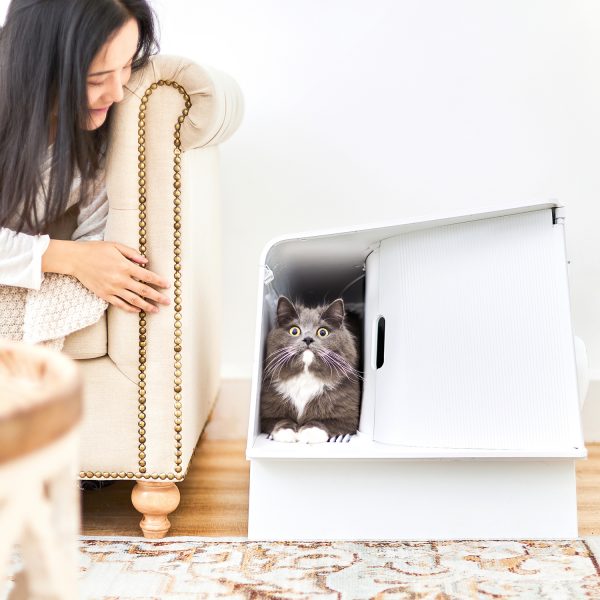 PetKit WhiteVilla Cat Litter Box + (Smart Odour Eliminator) - Image 5