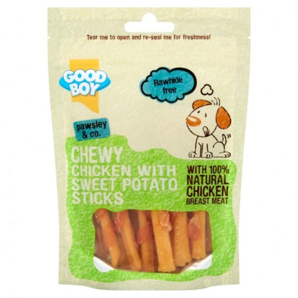 Chewy Chicken with Sweet Potato Sticks, 90g