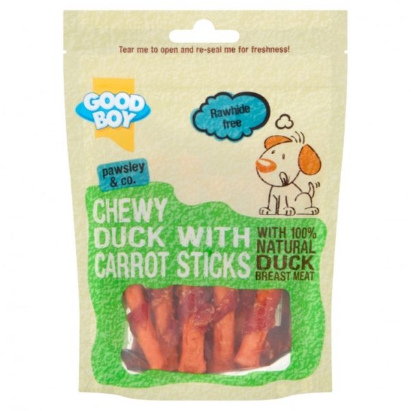 Chewy Duck with Carrot Sticks, 90g