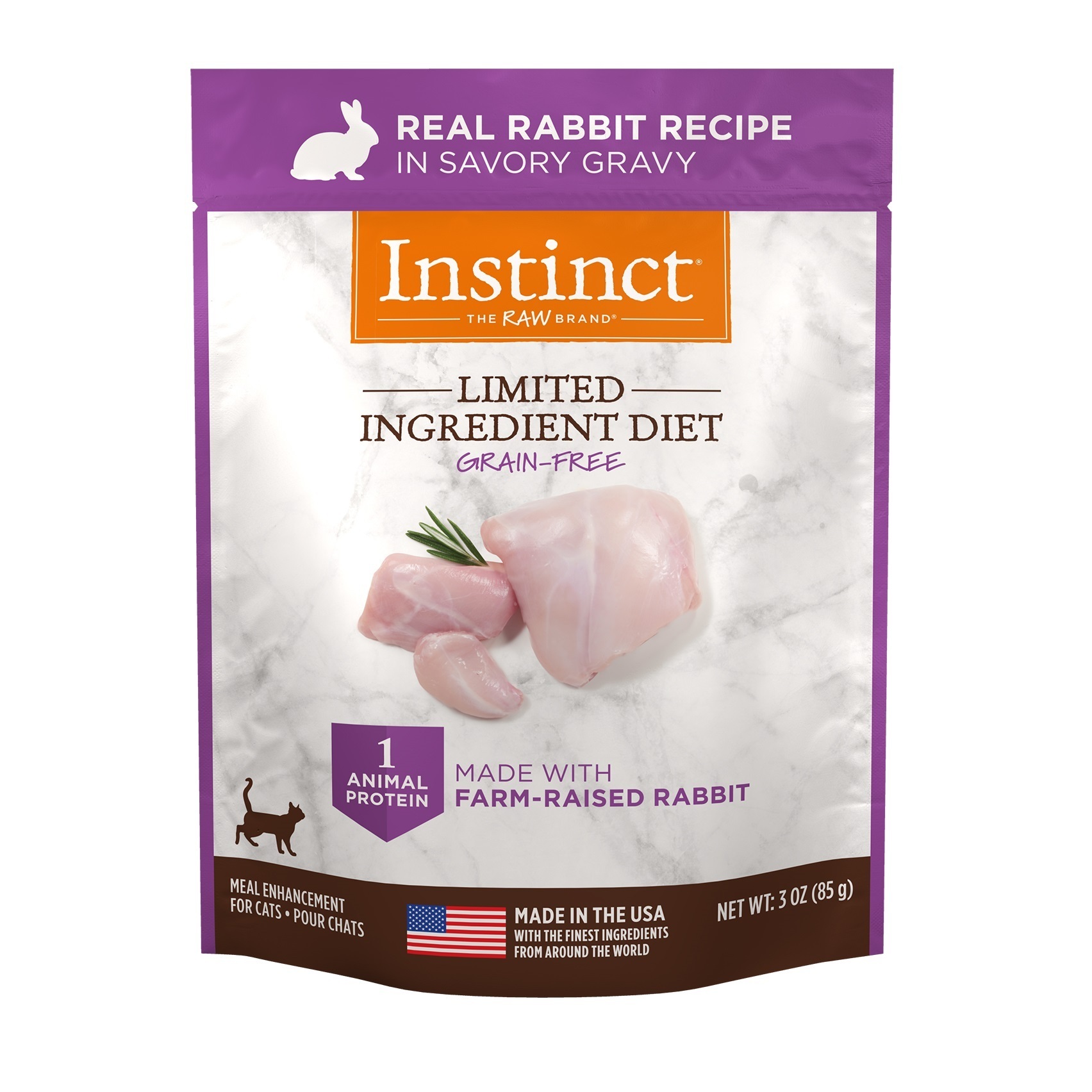 Instinct Limited Ingredient Diet Real Rabbit Recipe, 85g Smart Pet Kuwait