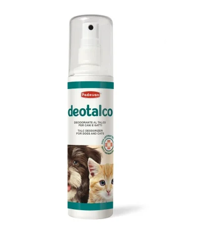 Dog deals talc spray