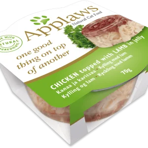 Applaws Chicken topped with Lamb in Jelly Wet Cat Food, 70 g