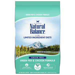 Natural Balance Limited Ingredient Diet Green Pea & Chicken Formula Dry Cat Food, 2.27 kg