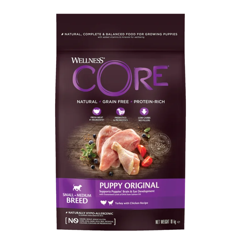 Wellness CORE Original Small/Medium Breed Turkey and Chicken Recipe Dry Puppy Food - Image 3