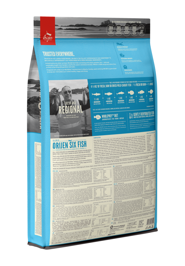 Orijen Six Fish Dry Cat Food, 1.8 kg - Image 2