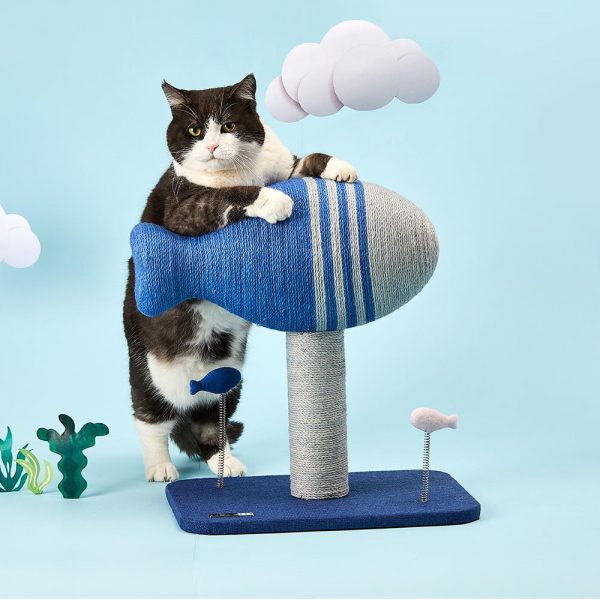PetKit Flying Fish Multi-Function Cat Scratcher - Image 4