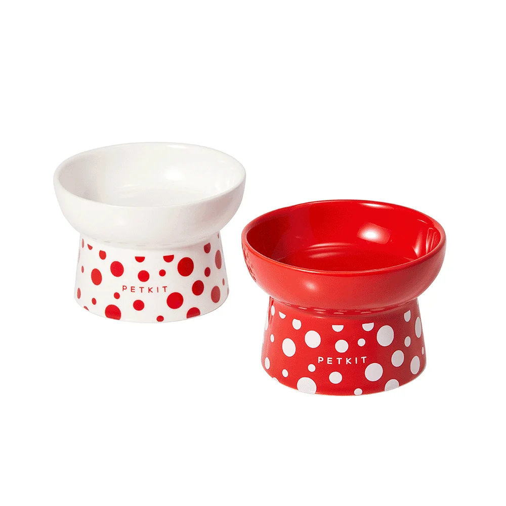 PetKit Polka Dot Ceramic Bowl