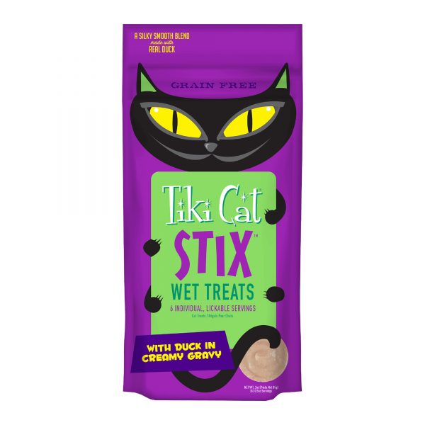 Tiki Cat Stix! Duck Mousse Cat Treat, 6 Pieces