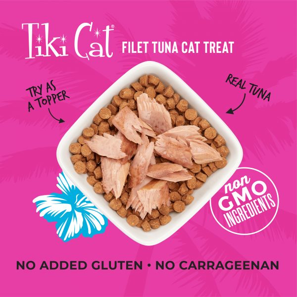 Tiki Cat Filets Delphine-Safe Tuna, 1 oz. - Image 2