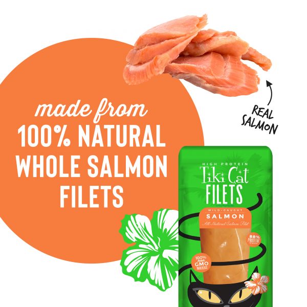 Tiki Cat Filets Wild-Caught Salmon, 1 oz. - Image 3