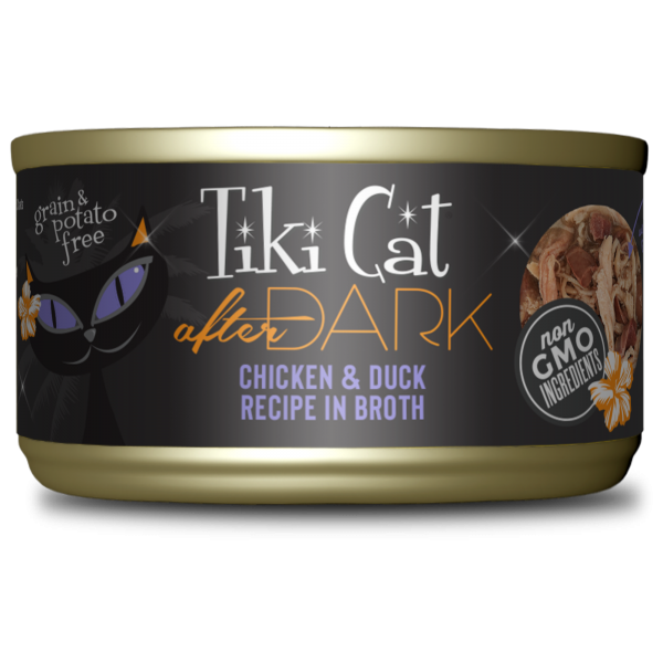 Tiki Cat After Dark Chicken & Duck in Broth Cat Wet Food, 80g