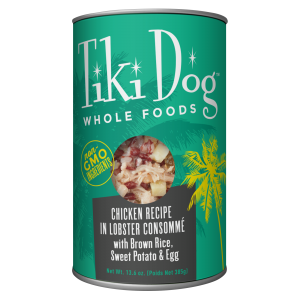 Tiki Dog Whole Foods Chicken in Lobster Consommé with Brown Rice, Sweet Potato & Egg Dog Wet Food, 385g