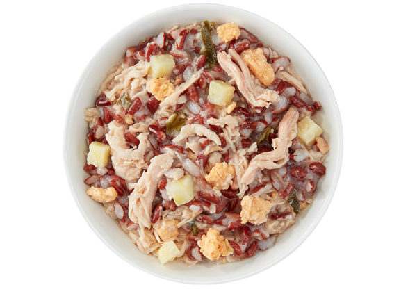 Tiki Dog Whole Foods Chicken in Crab Consommé with Brown Rice, Sweet Potato & Egg Dog Wet Food, 385g - Image 2
