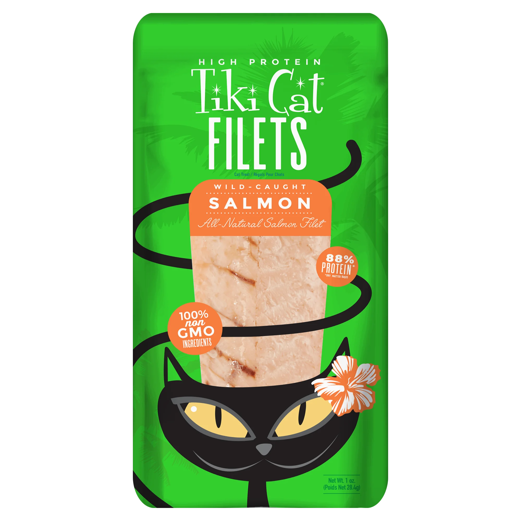 Tiki Cat Filets Wild-Caught Salmon, 1 oz.