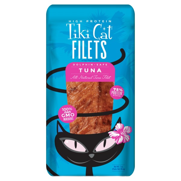 Tiki Cat Filets Delphine-Safe Tuna, 1 oz.