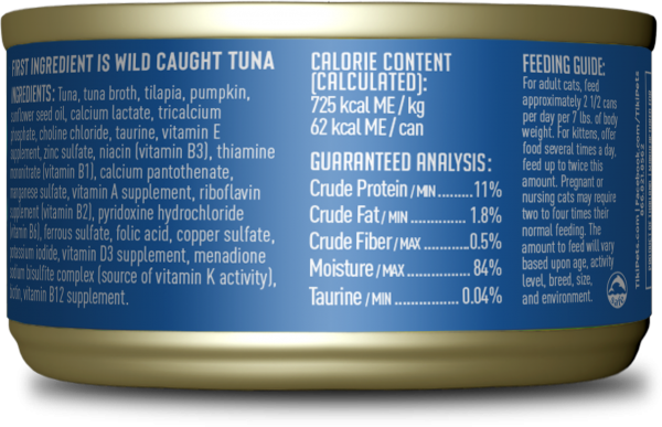Tiki Cat Aloha Friends Tuna, Tilapia & Pumpkin in Broth Grain-Free Cat Wet Food, 85g - Image 4