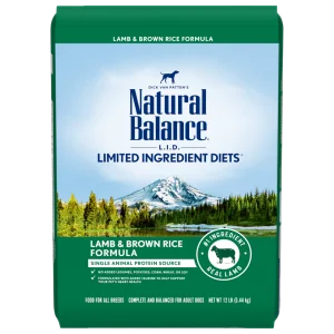 Natural Balance Limited Ingredient Diets Lamb & Brown Rice Formula Dry Dog Food