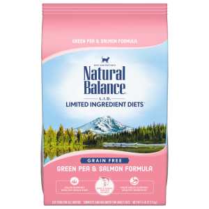 Natural Balance Limited Ingredients Diets Green Pea & Salmon Formula Dry Cat Food, 2.27 kg
