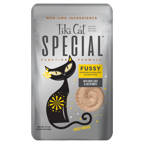 Tiki Cat Special Fussy! Supports Healthy Digestion Cat Wet Food, 68g
