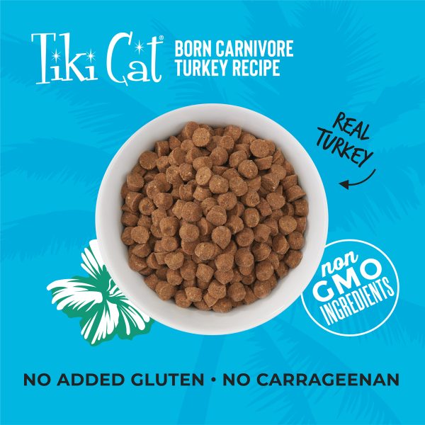 TikiCat Born Carnivore LIGHT! Turkey BAKED Dry Cat Food, 1.27 kg - Image 2