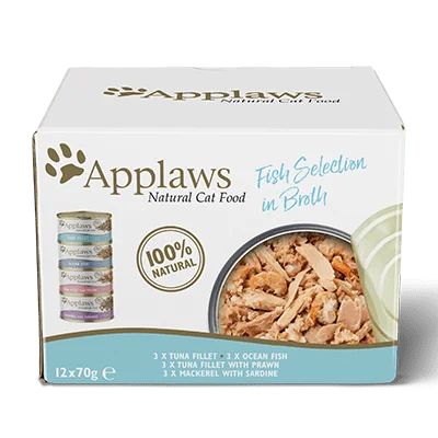 Applaws Fish Selection in Broth, 12 Cans