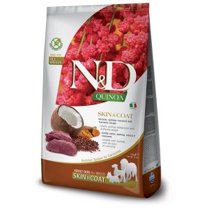 Farmina N&D Quinoa Skin & Coat Venison Dry Dog Food, 2.5 Kg
