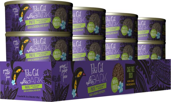 Tiki Cat After Dark Pate Duck & Chicken Liver Wet Cat Food, 85g - Image 5