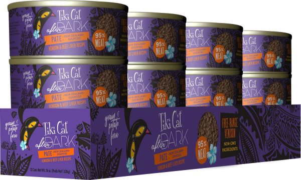 Tiki Cat After Dark Pate Venison & Beef Liver Wet Cat Food, 85g - Image 5