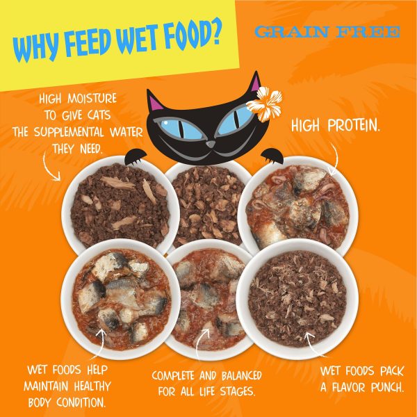 Tiki Cat King Kamehameha Grill Variety Pack Grain-Free Wet Cat Food, 12 Cans - Image 2