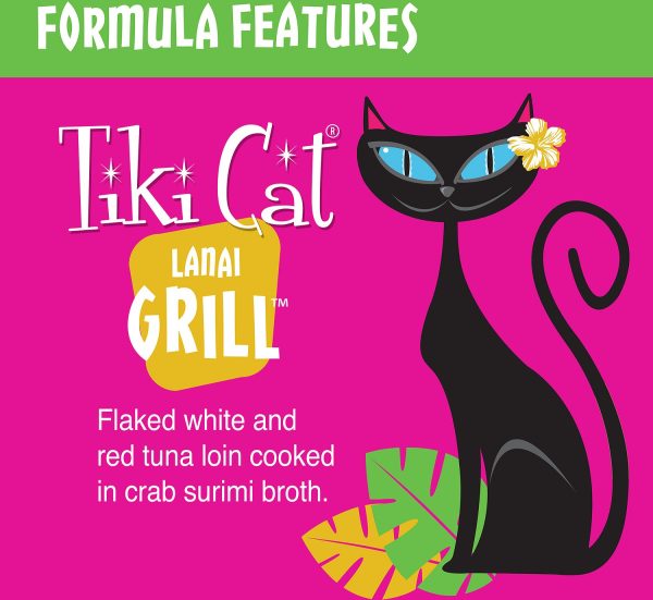 Tiki Cat Lanai Grill Tuna & Crab Surimi Wet Cat Food, 79g - Image 4