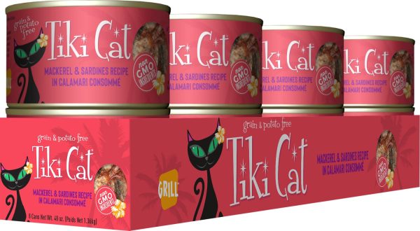 Tiki Cat Makaha Grill Mackerel & Sardines Wet Cat Food, 79g - Image 3
