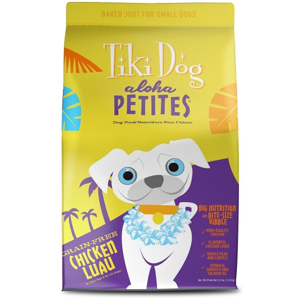 Tiki Dog Aloha Petites Chicken Luau Grain-Free BAKED Dry Dog Food