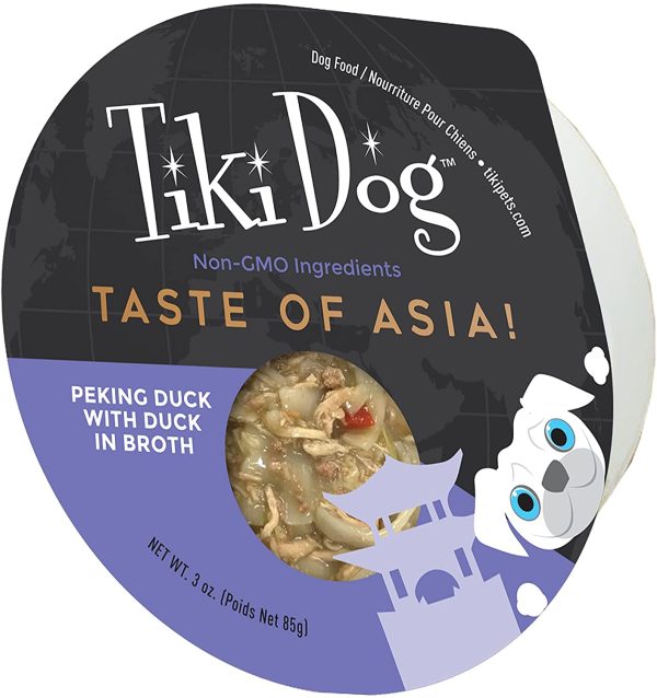 Tiki Dog Taste of Asia Peking Duck Recipe Dog Wet Food, 85g