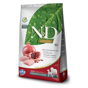 Farmina N&D Chicken & Pomegranate Medium & Maxi Dry Dog Food, 12 kg