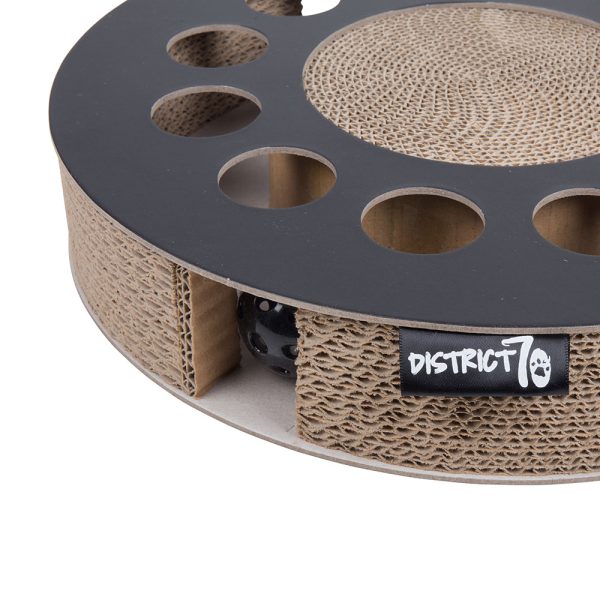 District 70 WHIRL Multifunctional Cat Toy, Black - Image 2