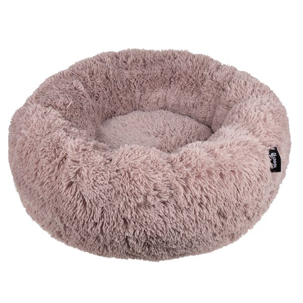 District 70 FUZZ Fluffy Donut Bed, Sand - Image 2