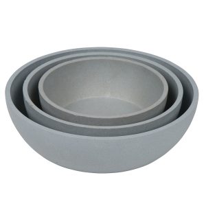 District 70 BAMBOO Pet Bowl, Ice Blue