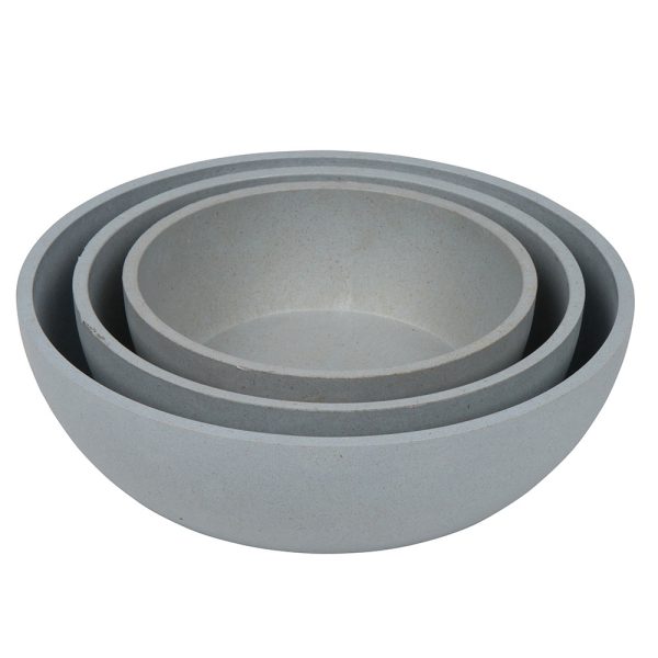 District 70 BAMBOO Pet Bowl, Ice Blue