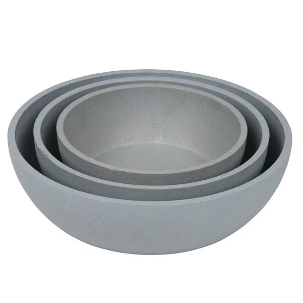 District 70 BAMBOO Pet Bowl, Ice Blue