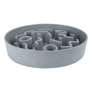 District 70 BAMBOO Slow Feeder Pet Bowl, Ice Blue